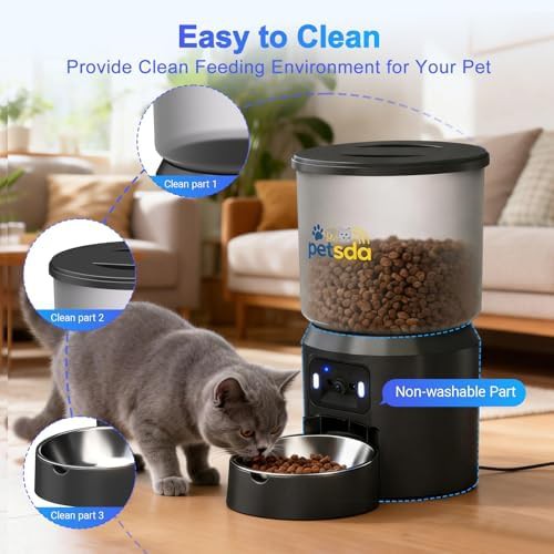 WiFi dry food dispenser with camera — photo 5