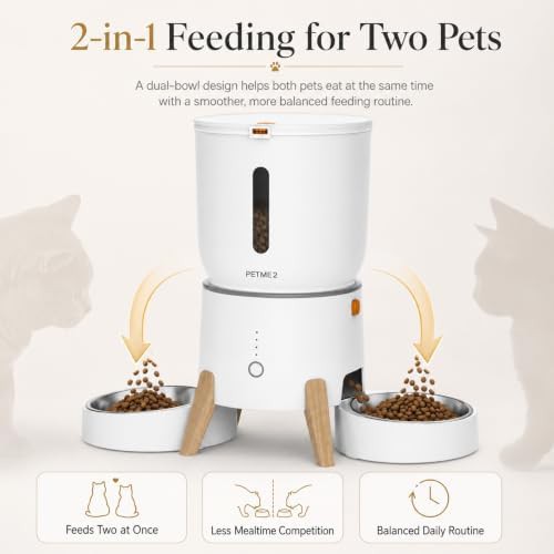 Dual bowl WiFi smart feeding station — photo 3