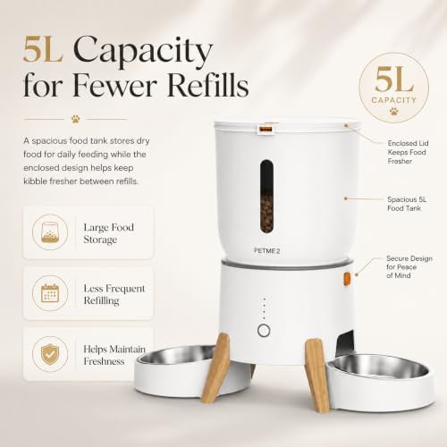 Dual bowl WiFi smart feeding station — photo 5