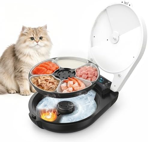 Semiconductor cooling and heating wet food feeder
