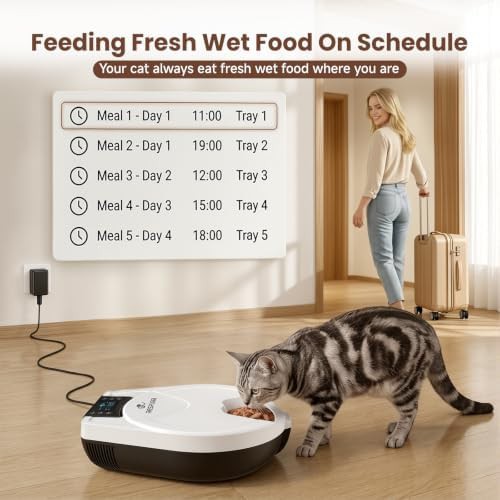 Semiconductor cooling and heating wet food feeder — photo 3