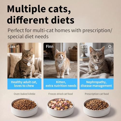 RFID multi pet feeder with collar tag — photo 4