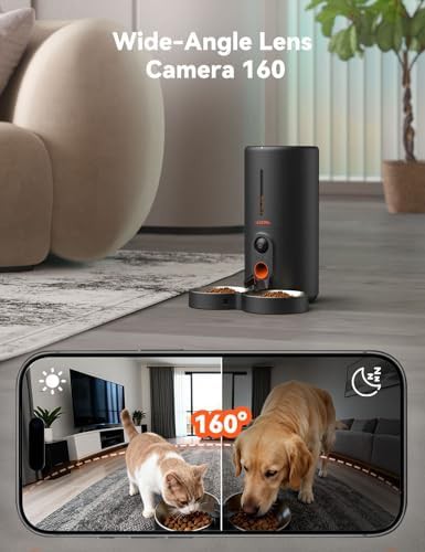 Dual cat camera feeder with six liters — photo 3