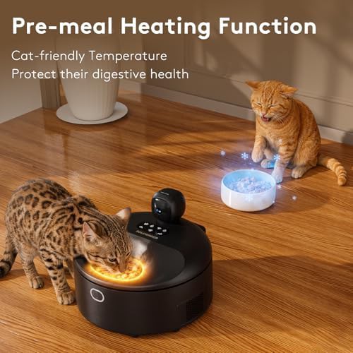 Refrigerated black wet food dispenser with camera — photo 3