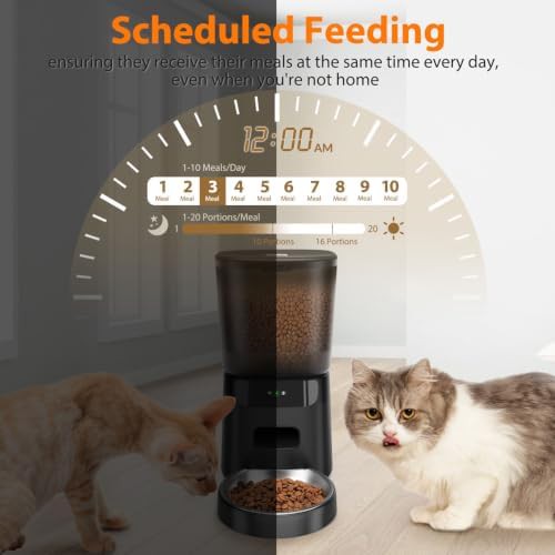 Five liter wifi enabled dry food dispenser — photo 3