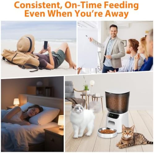 Five liter wifi enabled dry food dispenser — photo 4