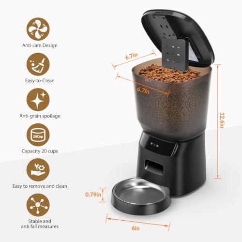 Five liter wifi enabled dry food dispenser — photo 5