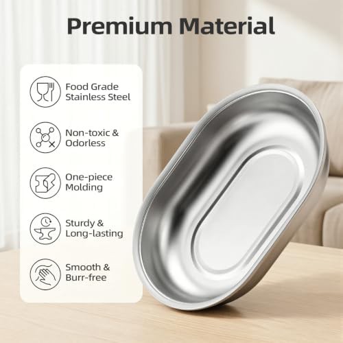 Stainless steel bowl and mat set — photo 4