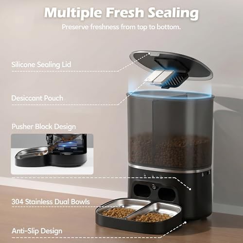 Black dual hopper camera feeder — photo 5