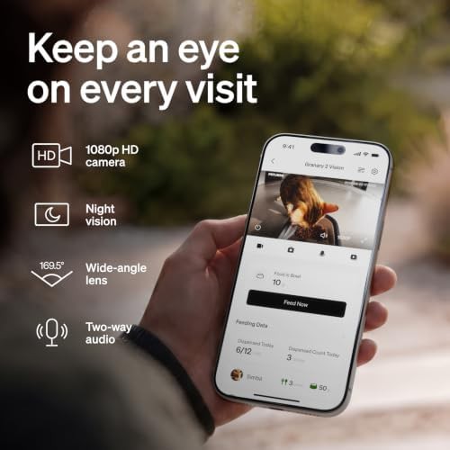 AI smart camera feeder with scale — photo 3