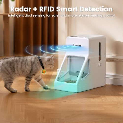 Microchip and RFID compatible cat feeder — photo 3
