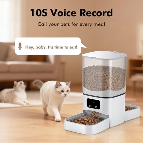 Smart app control feeder for two cats — photo 5