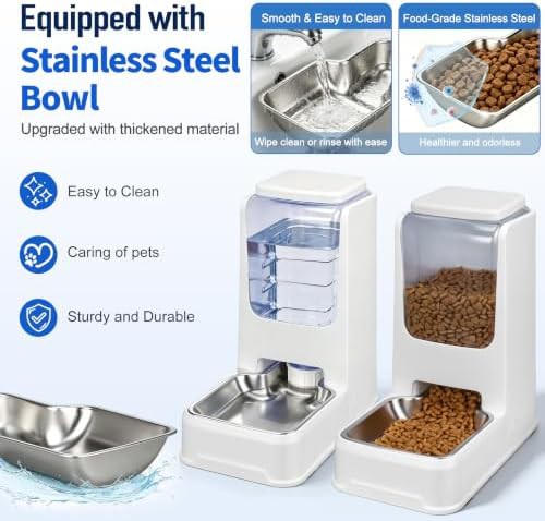 Automatic feeder and water dispenser set — photo 3