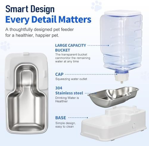 Automatic feeder and water dispenser set — photo 4