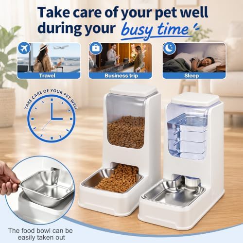 Automatic feeder and water dispenser set — photo 5