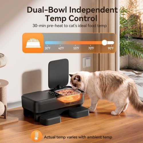 Cooling and heating wet food feeder — photo 3