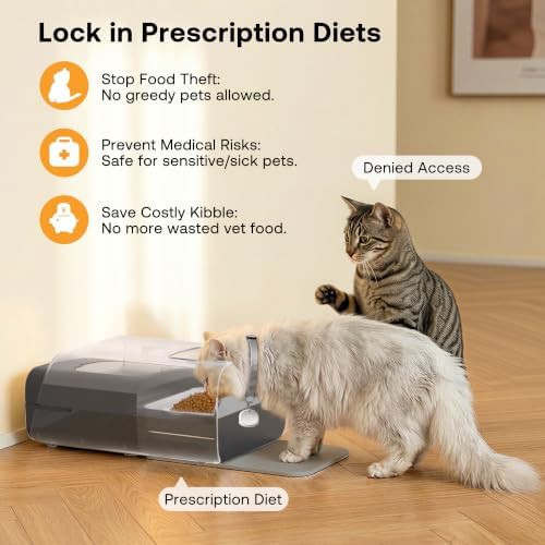 Black automatic feeder with RFID collar sensor — photo 3