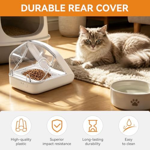 Rear cover for microchip pet feeders — photo 5