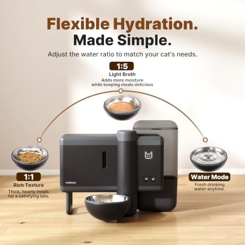 Grey automatic feeder for wet meals — photo 3