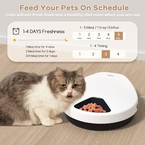 Refrigerated five meal wet food dispenser — photo 4