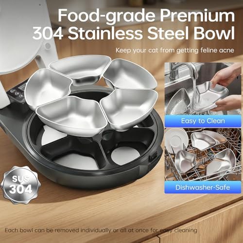 Indoor refrigerated five meal wet food dispenser — photo 5